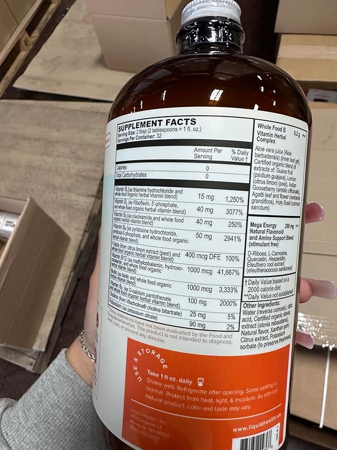 LIQUIDHEALTH 32 Oz B Complex Liquid