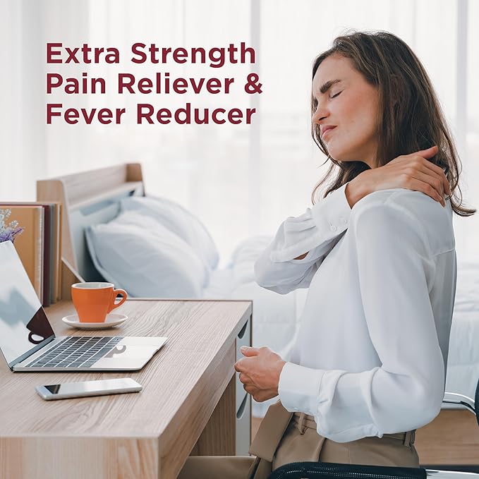Amazon Basic Care Extra Strength Pain 500 mg, 200 Count