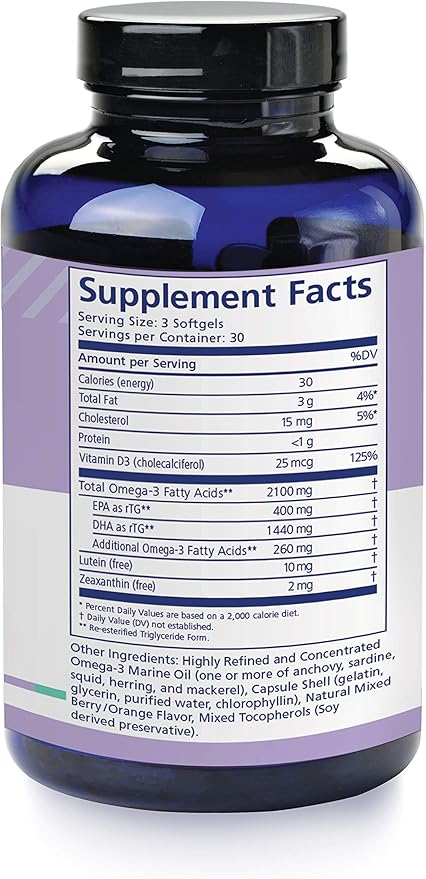 PRN nūmaqula Omega-3 – High DHA 1400mg DHA 400mg EPA 1 Month