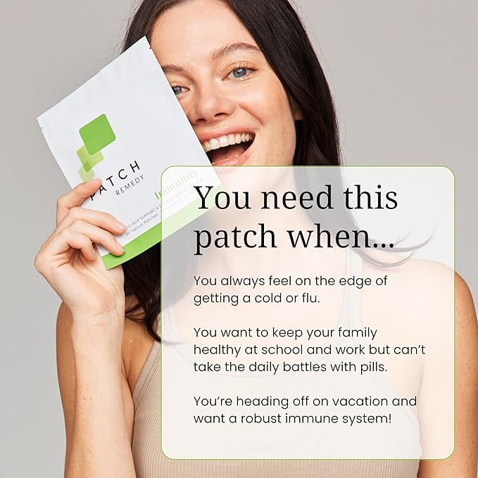 The Patch Remedy Immunity Patches 30 Topical 24 Hours