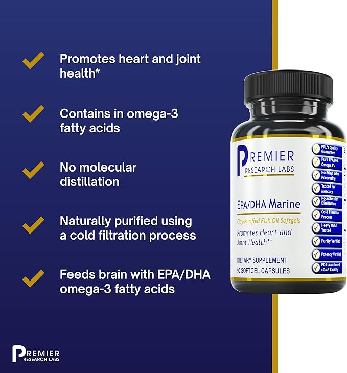 Premier Research Labs EPA/DHA Marine Softgels 90 Softgels
