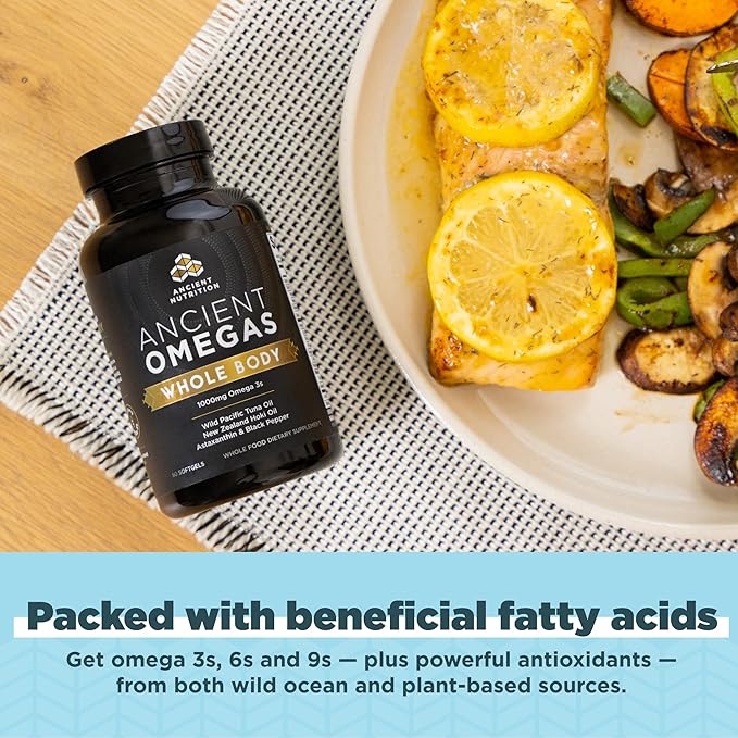 Ancient Nutrition Ancient Omegas Whole Body 90 Capsules