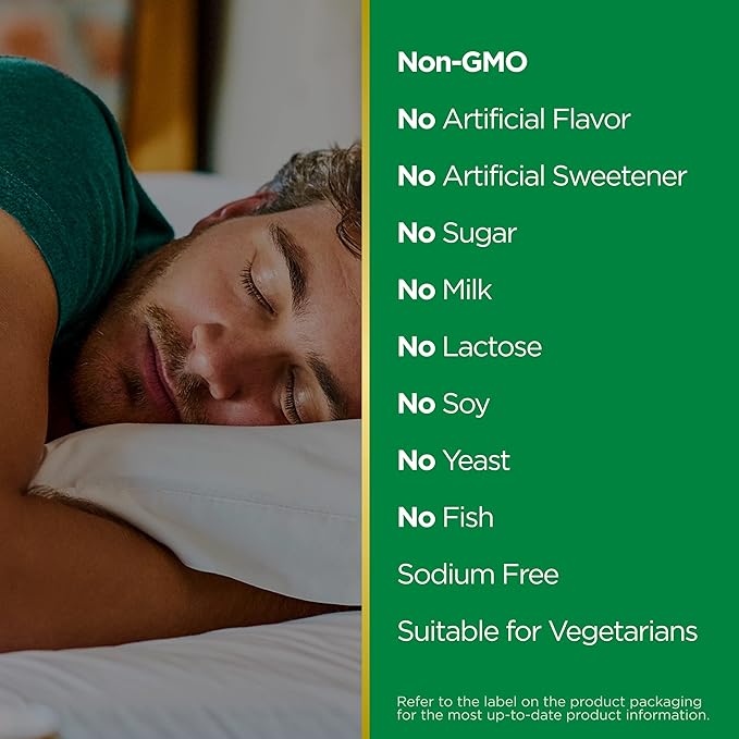 Nature's Bounty Stress Support Melatonin, Sleep3 100% Drug 10mg, 28 28 Tri-Layered