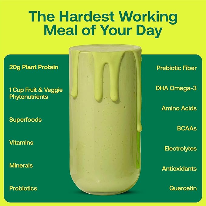 Happy Viking Greeña Colada Plant Protein 20G Protein, 1 Canister (24 oz.)