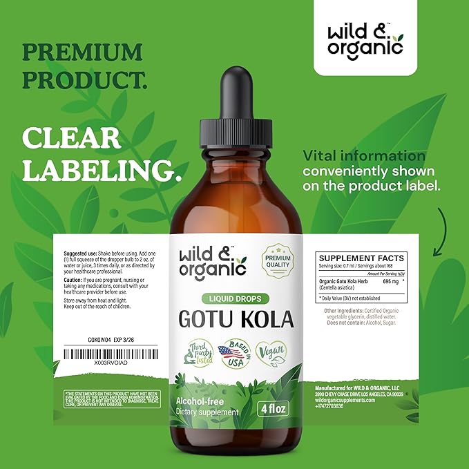 Gotu Kola Drops 4 oz
