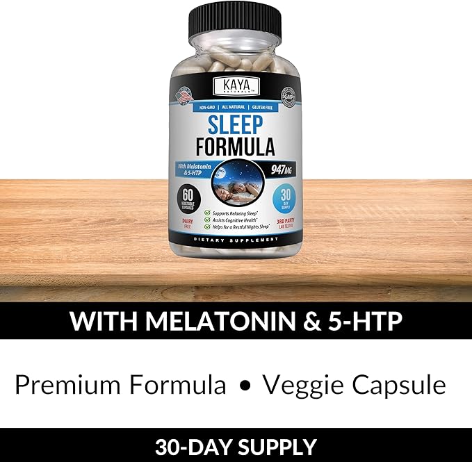 Kaya Naturals - Sleep Support Formula 60 Capsules (60 Count)