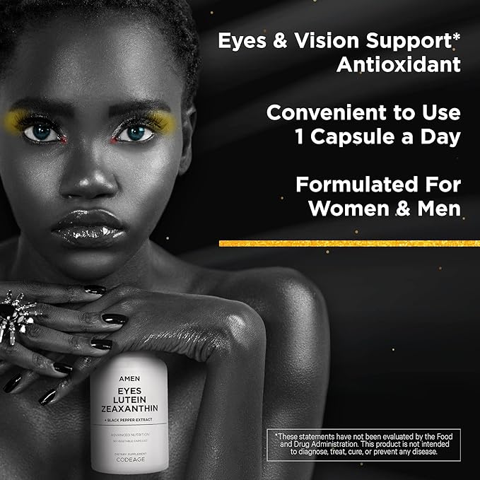 Amen Eyes Lutein Zeaxanthin Supplement 3-Month Supply 90 Capsules