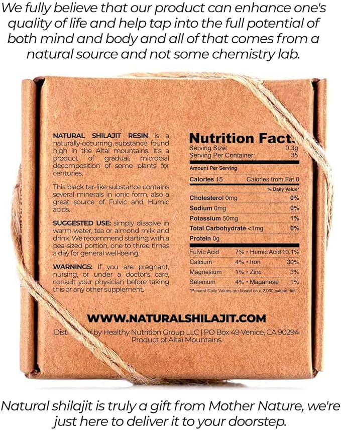 NATURAL SHILAJIT Resin 10G