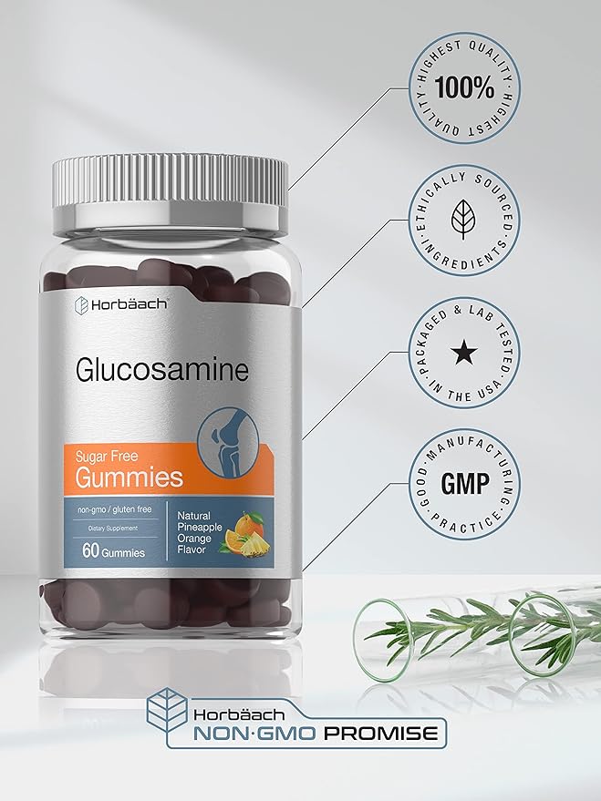 Horbäach Glucosamine Gummies 60 Count