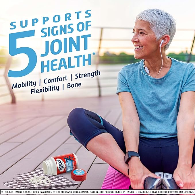 Move Free Advanced Glucosamine Chondroitin MSM D3 Joint 3x120ct Bottles (120 servings)*