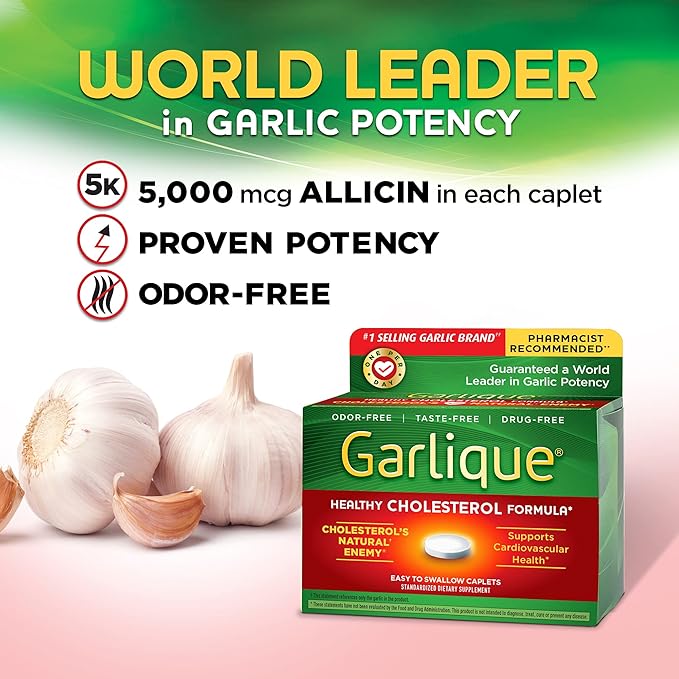 Garlique Healthy Cholesterol Formula with 5000 60 Enteric 2)