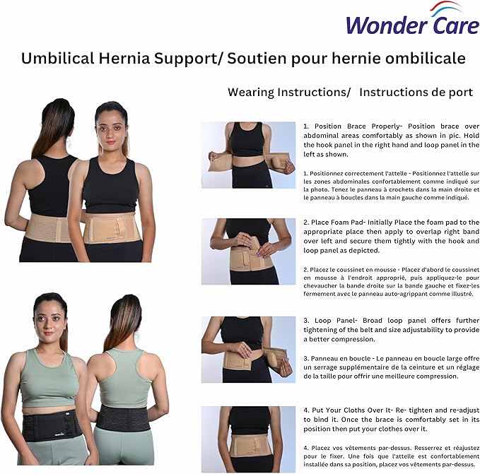 Wonder Care- Umbilical Hernia Support Belt 40"-46")