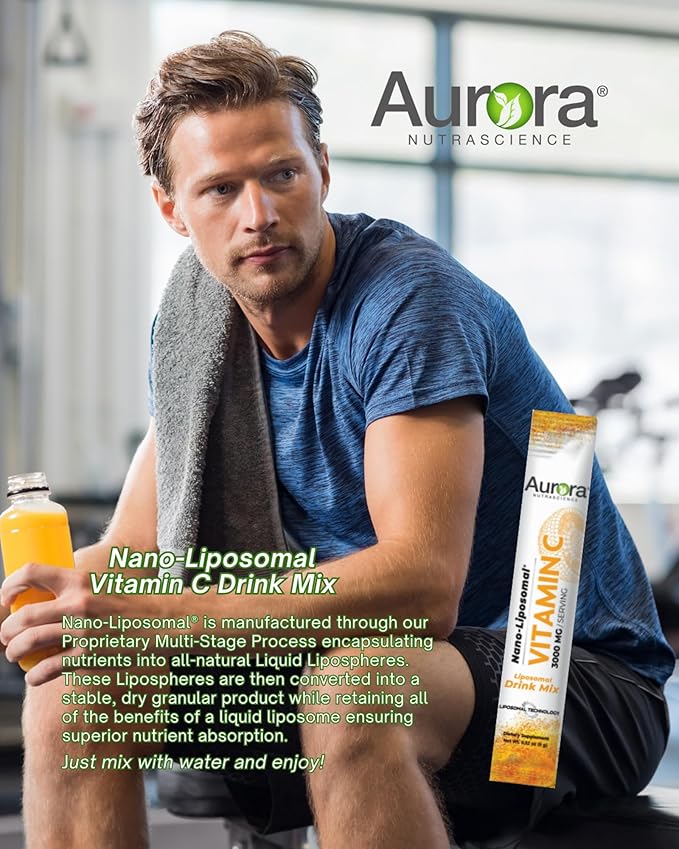 Aurora Nutrascience, Nano-Liposomal Vitamin C, Vitamin 3,000 mg