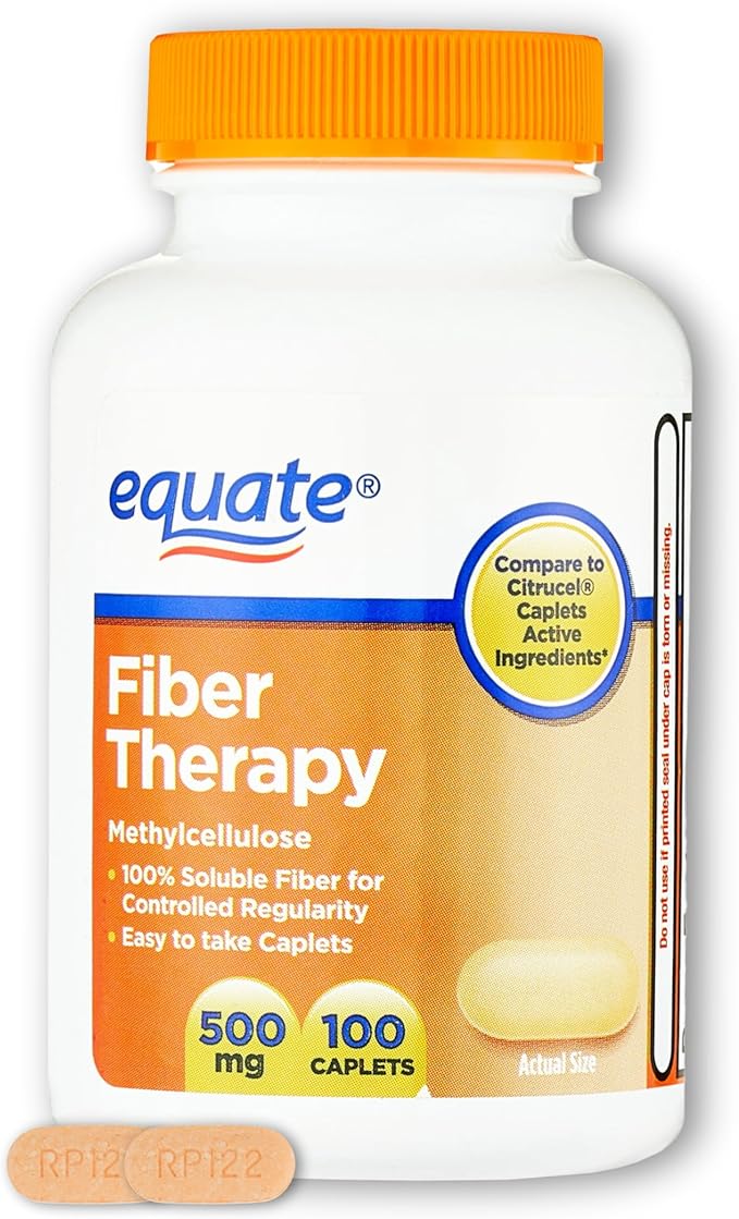 Fiber Therapy Methylcellulose 500mg,100ct (Pack of 1)