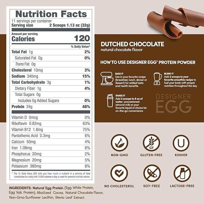Designer Wellness, Designer Egg, Natural Egg 12.4 Ounce