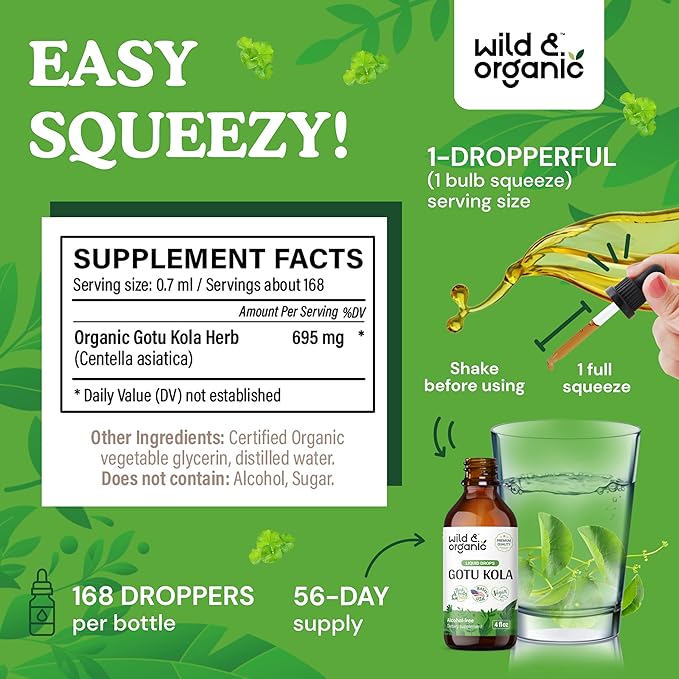 Gotu Kola Drops 4 oz