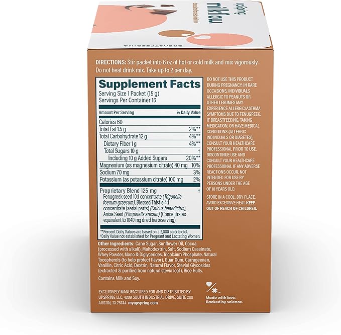 UpSpring Milkflow Electrolyte Breastfeeding Supplement Drink 16 Drink