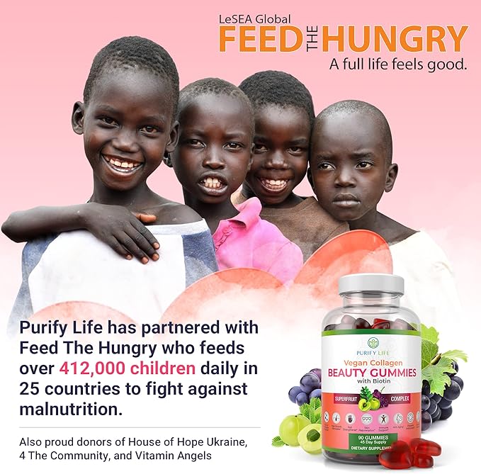Purify Life Vegan Collagen Gummies (90 Chews)