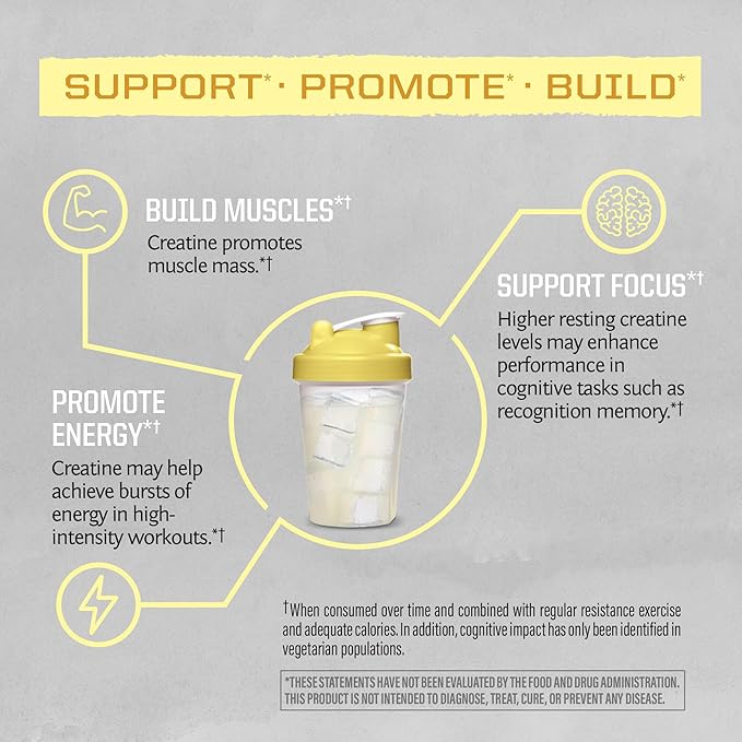 Creatine Monohydrate Powder Micronized PreWorkout Recovery Supplement (50 Servings)