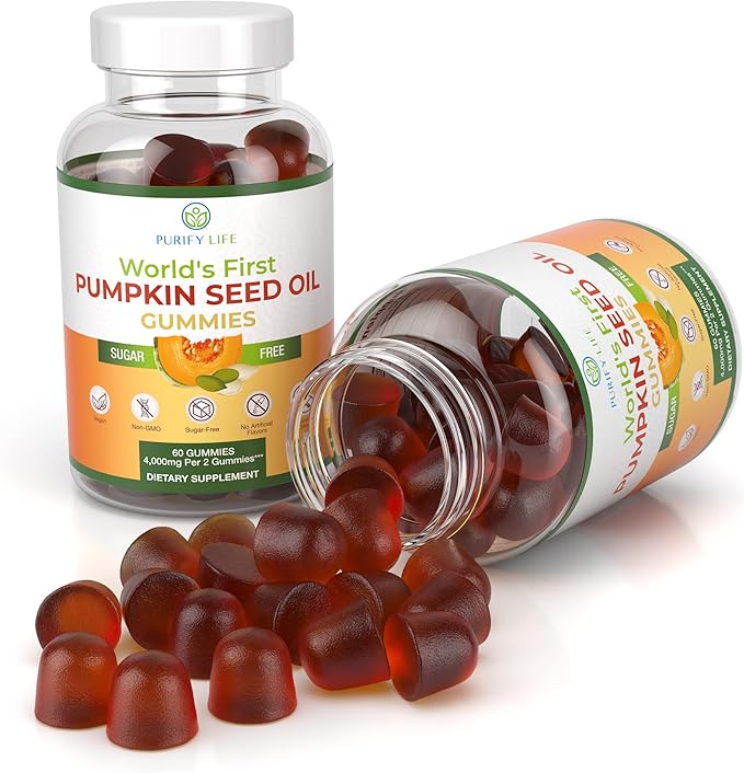 Sugar-Free Pumpkin Seed Oil Gummies (4,000mg/serving) Acids-60 Chews