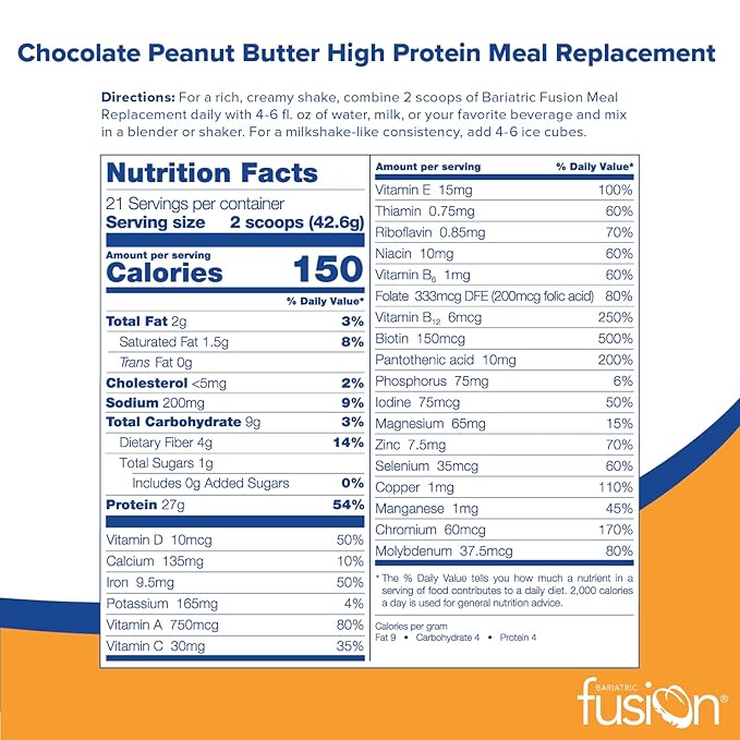 Bariatric Fusion Meal Replacement Protein 21