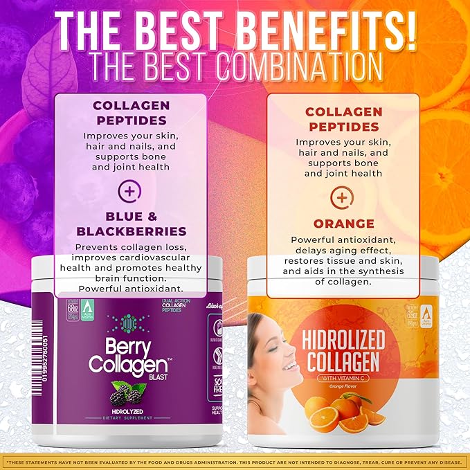 Hydrolyzed Collagen Powder Supplement 200gr (Bundle)