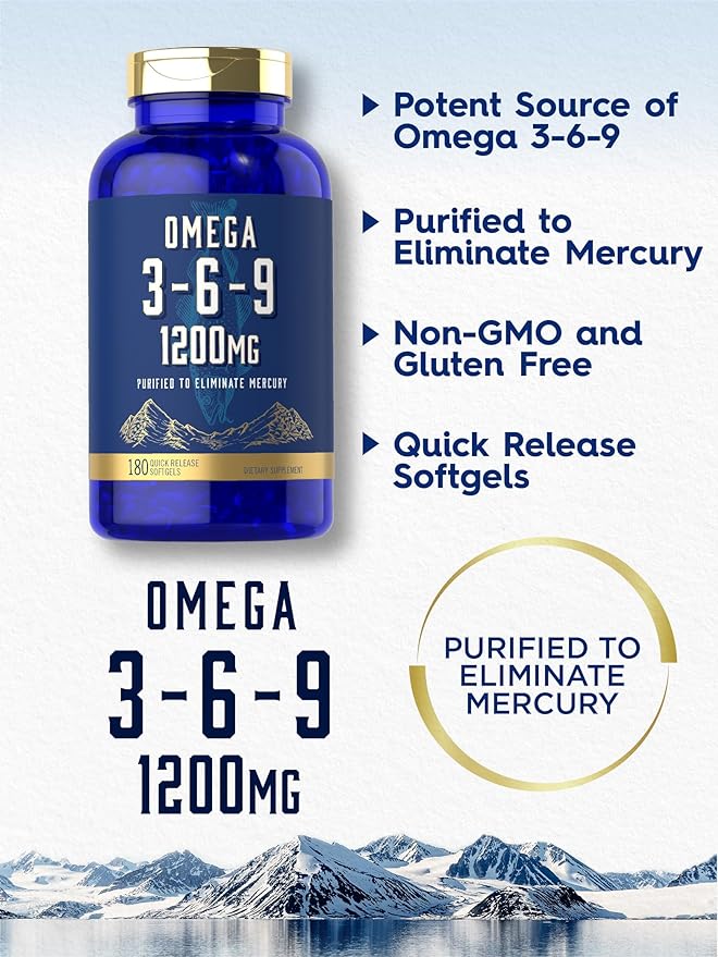 Carlyle Omega 3-6-9 1200mg 180 Softgel