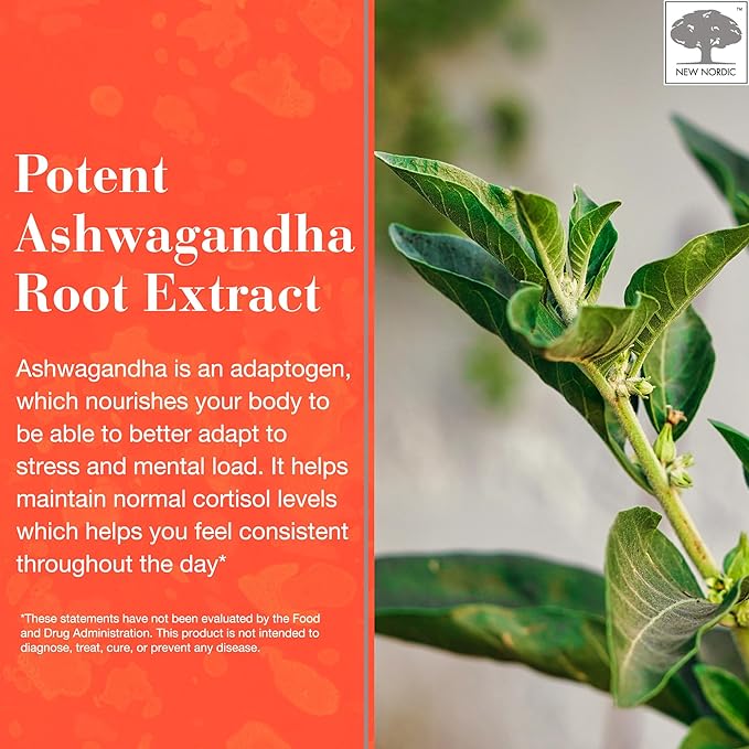 NEW NORDIC Ashwagandha Gummies 300 mg 60 Gummies