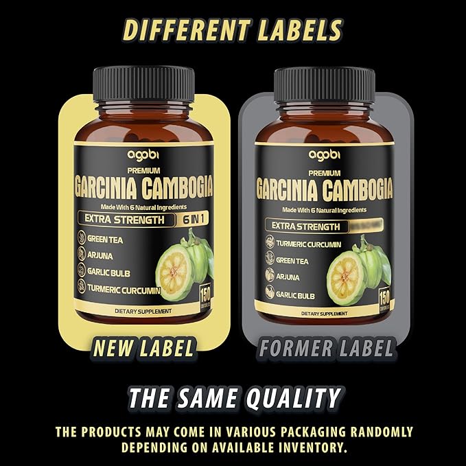 Premium Garcinia Cambogia 20:1 Extract Capsules 8550 mg 1 Pack 150 Caps 5 Months