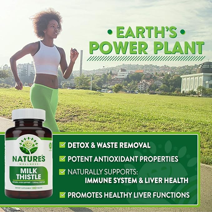 Milk Thistle - 180 Count - 1350 mg 60 servings
