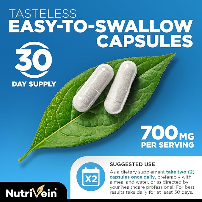 Nutrivein Liposomal Glutathione Setria® 700mg 60 Capsules