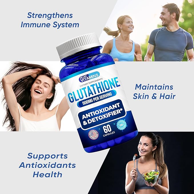 We Like Vitamins Glutathione 500mg Per Serving 60 Glutathione