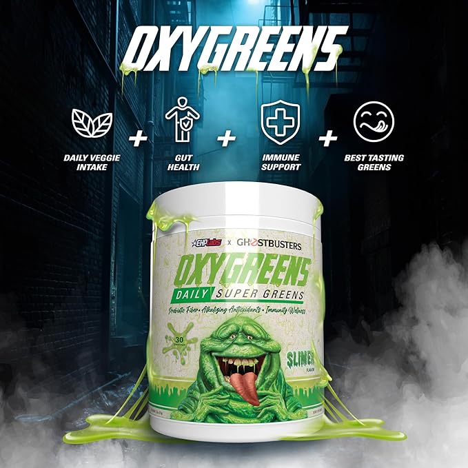 EHP Labs x Ghostbusters OxyGreens Super 30 Serves