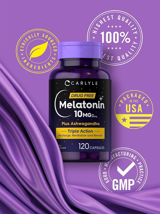 Carlyle Melatonin 10mg 120 Capsules