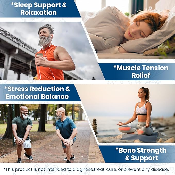 Magnesium L-Threonate | for Cognitive Support, Nighttime Restoration and Musculoskeletal Function | Non-GMO, Gluten-Free | 120 Vegetarian Capsules