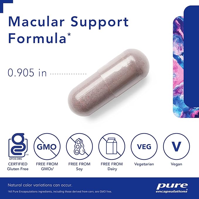Pure Encapsulations Macular Support Formula 120 Capsules