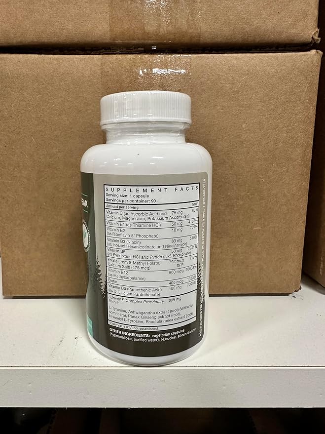 Adrenal B Complex Supplement(90 Vegetarian