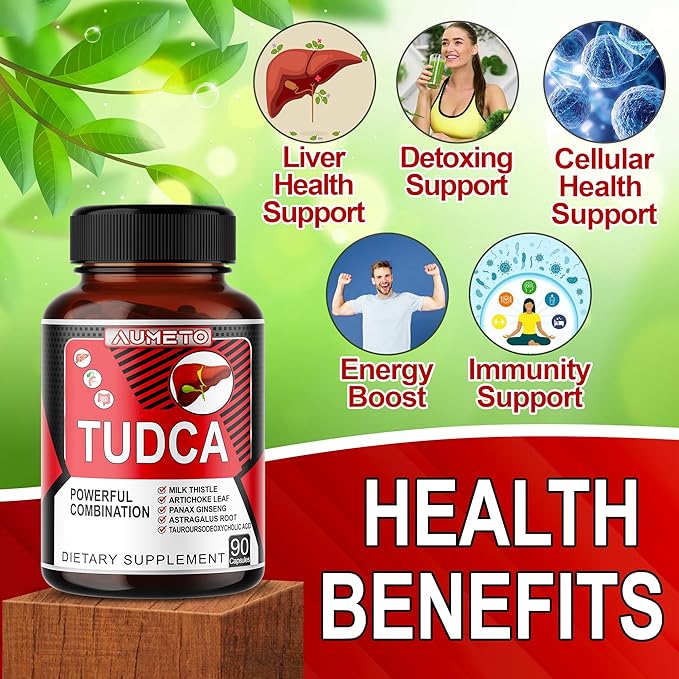 TUDCA Supplement (Tauroursodeoxycholic Acid) with Milk (90 Count 1))