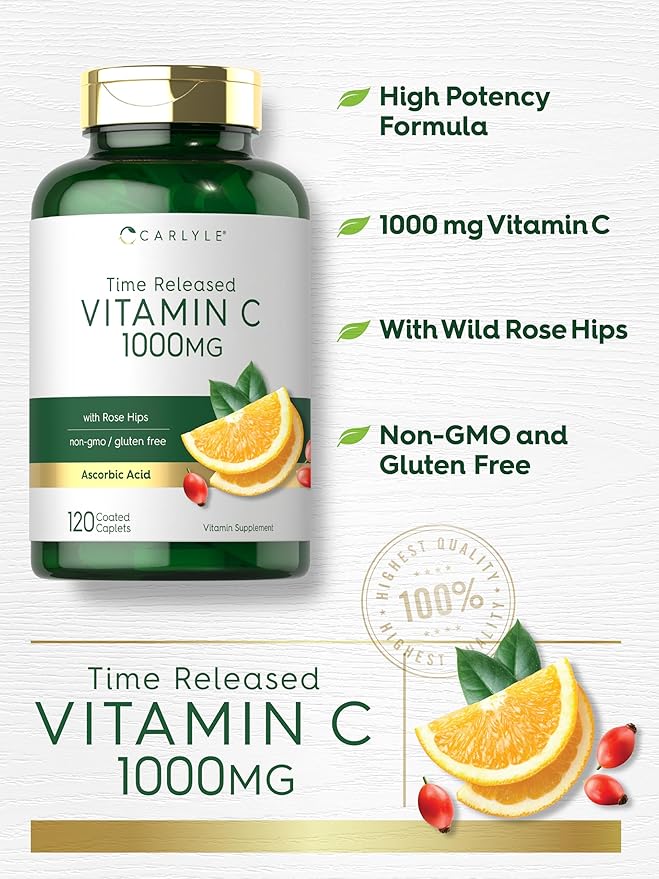 Carlyle Vitamin C 1000mg 120 Vegetarian