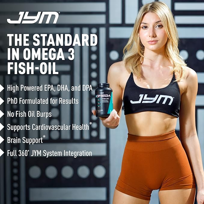 Omega JYM Fish Oil 2800mg, High 3, EPA, 120 Soft