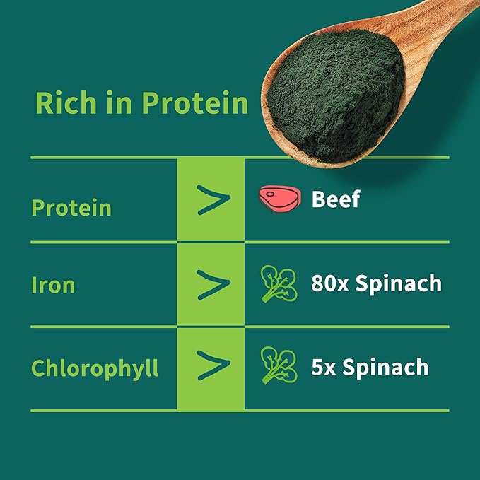 Chlorella Powder Natural with 16 oz
