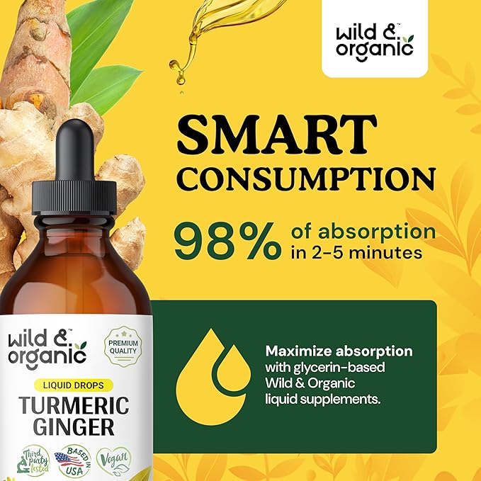 Turmeric Ginger Liquid Supplement 4 fl