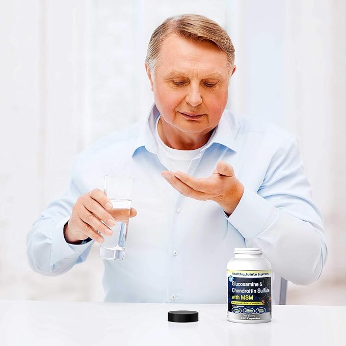Glucosamine Chondroitin Sulfate with MSM Capsules 180 Count