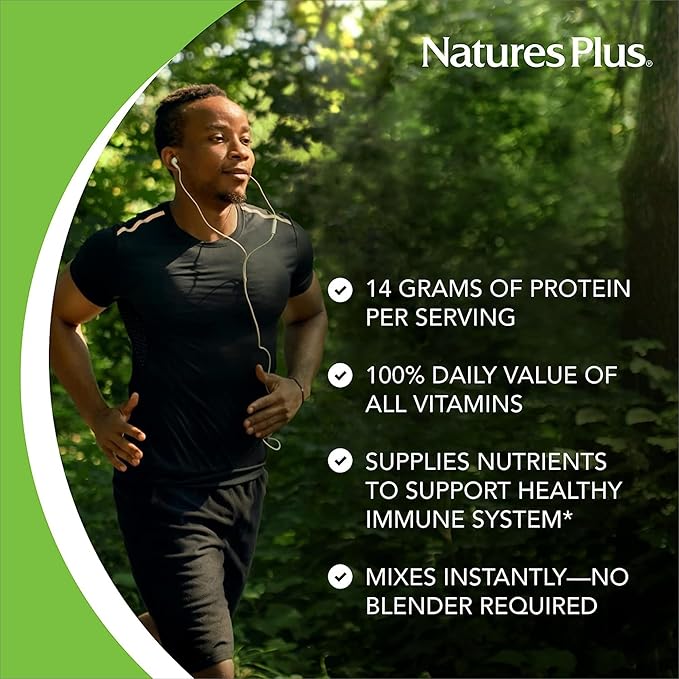 Natures Plus SPIRU-TEIN, Strawberry 1.2 lbs, 2 - 32 Total