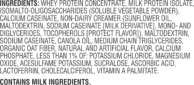 Muscle Milk Genuine Protein Powder, Vanilla 1.93 Pounds, 12 Servings, 32g Protein, 2g Sugar,