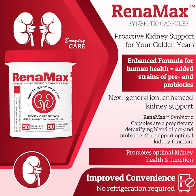 Capsule Kidney Restores & Kidney Care Supplement 50 Billion (90 Capsules)