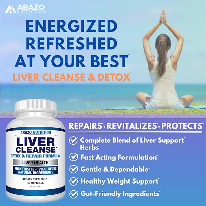 Arazo Nutrition Liver Cleanse Detox &
