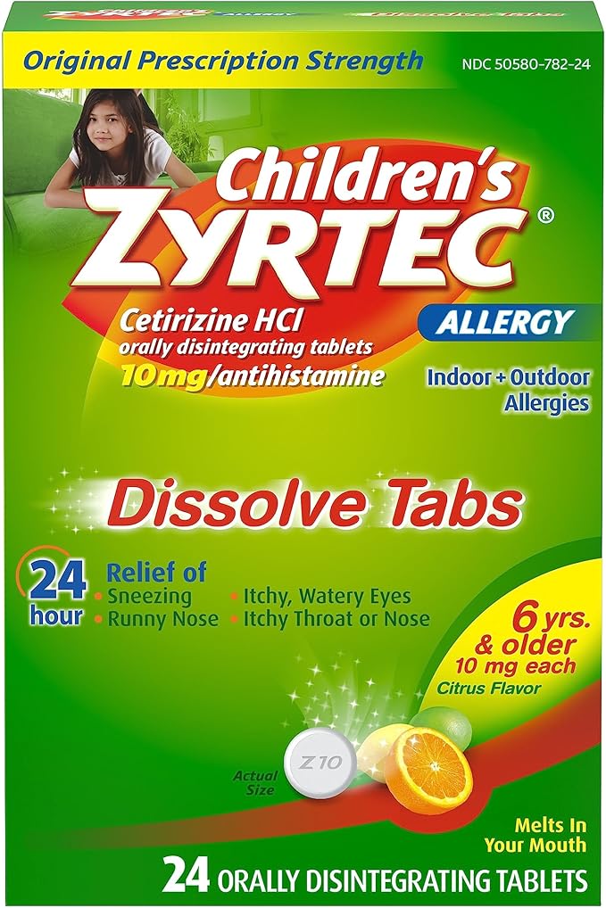 Zyrtec Children's 24 HR Dissolving Allergy 24 ct 24 Hour