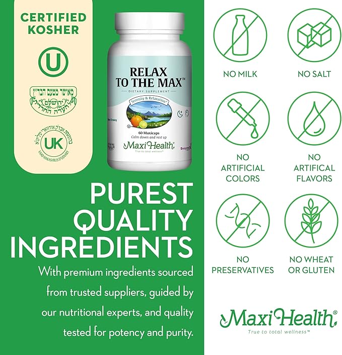 Maxi Health - Relax to The (60 Count)