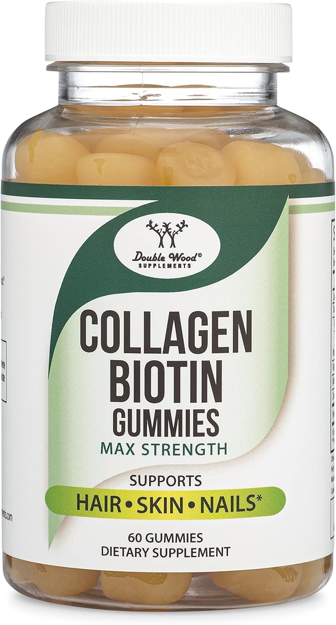 Collagen Gummies for Women Supports Aging 60 Hair,